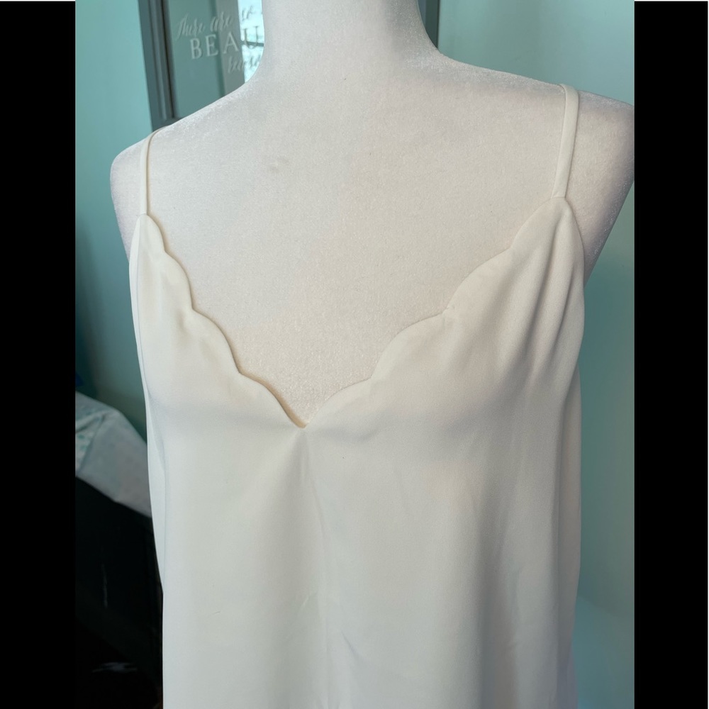 Socialite creamy white camisole size L